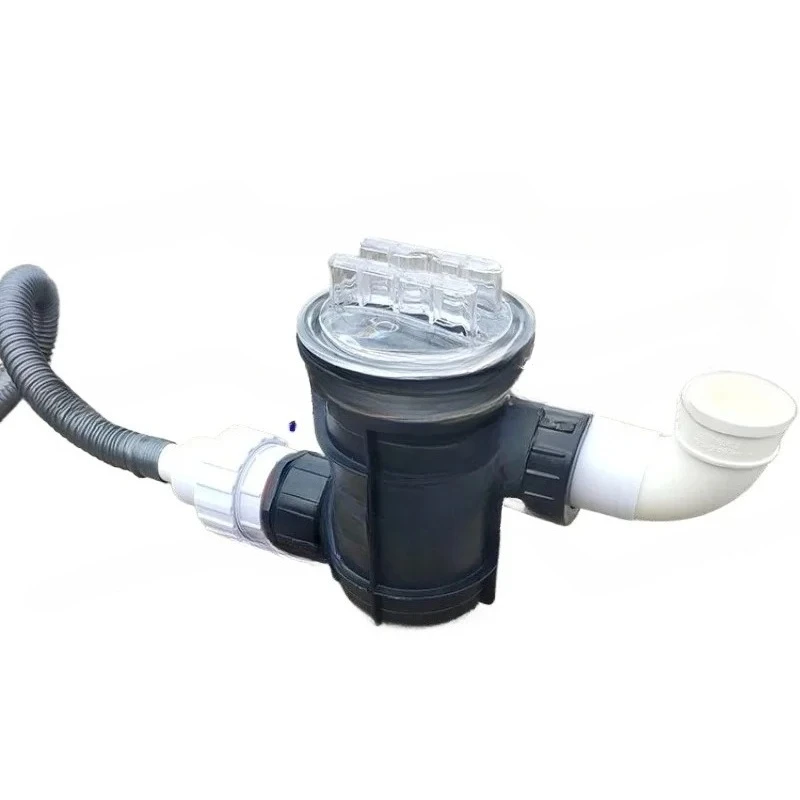 For Barber Shop Bath Pool Hair Filter Drainage Anti-blocking Filter Water Pump Prefilter  Anti-blocking Filter Connection Pipe