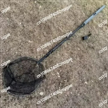 4.2 Meters Aluminum Alloy Ultra-light Fishing Tool  Automatic Telescopic Fishing Net ﻿전기뜰채