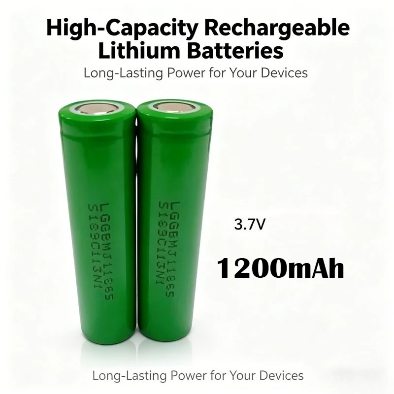 

100% New Original MJ1 3.7V 1200 MAh 18650 Lithium Rechargeable Battery for Flashlight Batteries for LG MJ1 1200mah Battery