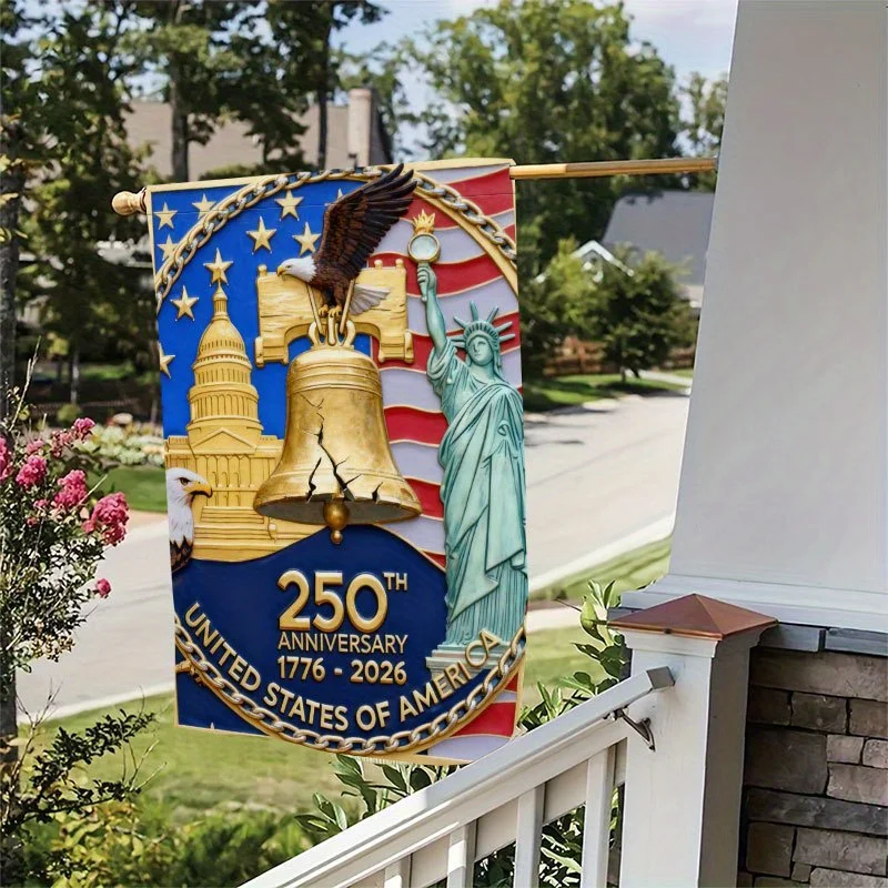 USA 250th Anniversary Garden Flag 4