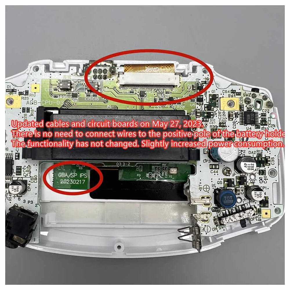 Kit layar LCD kecerahan tinggi IPS 3.0 inci baru dengan cangkang perumahan berkualitas tinggi untuk Gameboy Advance GBA, tidak perlu memotong cangkang