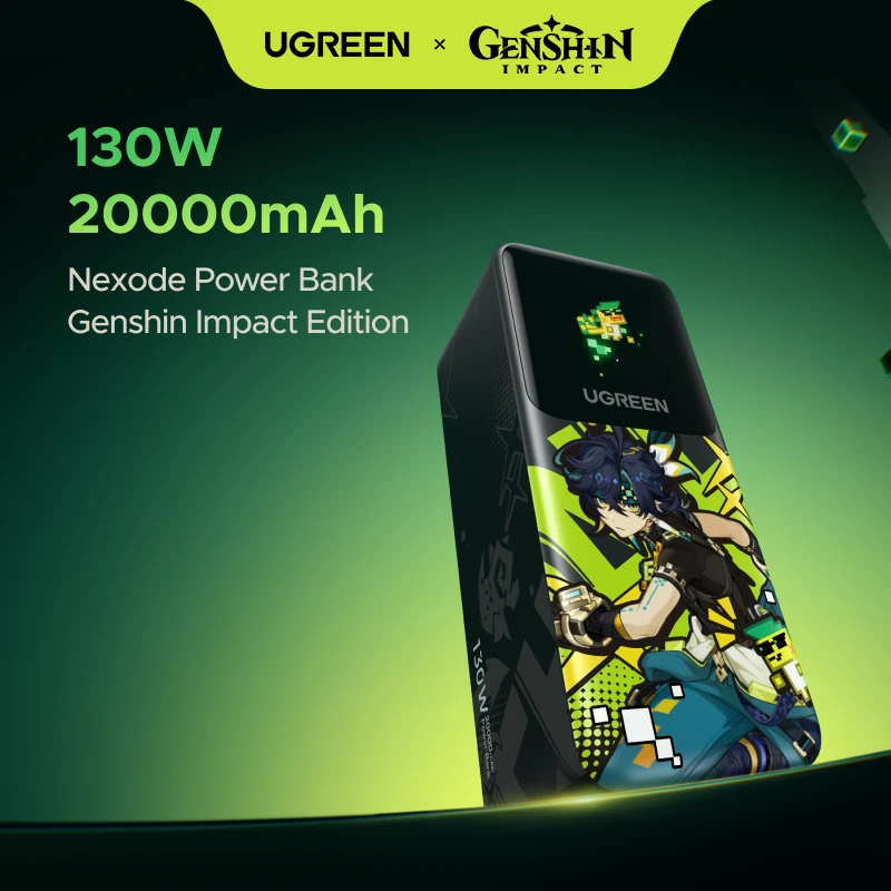 UGREEN 130W 20000mAh Nexode Power Bank Genshin Impact Edition