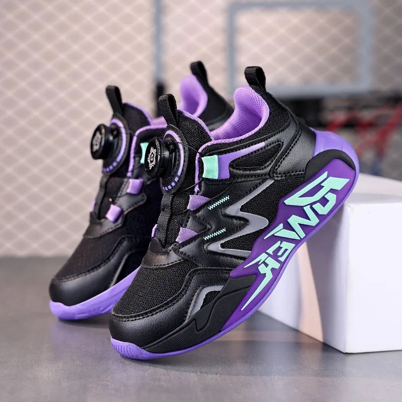New Kids Sneakers Casual Sports Shoes for Children Lightweight Breathable Gym Trainers Boys Girls Outdoor Running Walking Shoes
