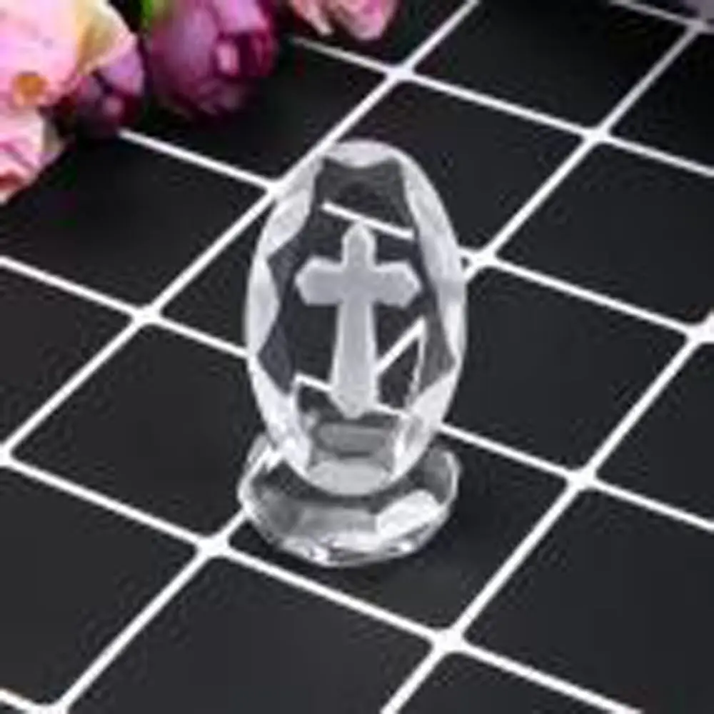 

Craft Gift Creative Car Styling Home Decor Artificial Crystal Cross Ornaments Crystal Cross Car Ornaments Christian