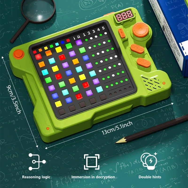 Machine décodage logique éducative pour garçons, dispositif Portable d'entraînement cérébral avec défis mémoire, outil
