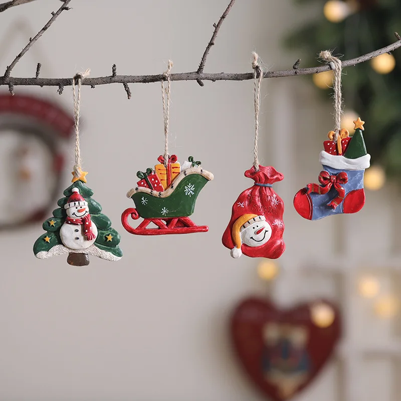 

2025 NEW Christmas Snowman Pendant Creative Christmas Tree Decor Drop Ornament Pendant Christmas Party Supplies for Home Decor