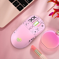Wireless Gaming Mouse RGB Lighting GPW G PRO Triple-Mode2.4Ghz+BT5.3/+Wired,Ergonomic,Rechargeable 2.4G Wireless Mouse