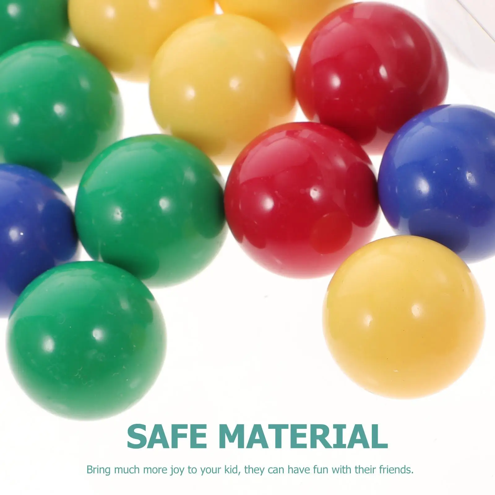 48 pçs matemática ajuda de ensino bola jogo substituição mármores bolas mini plástico sólido meninos e meninas brinquedos pequenos