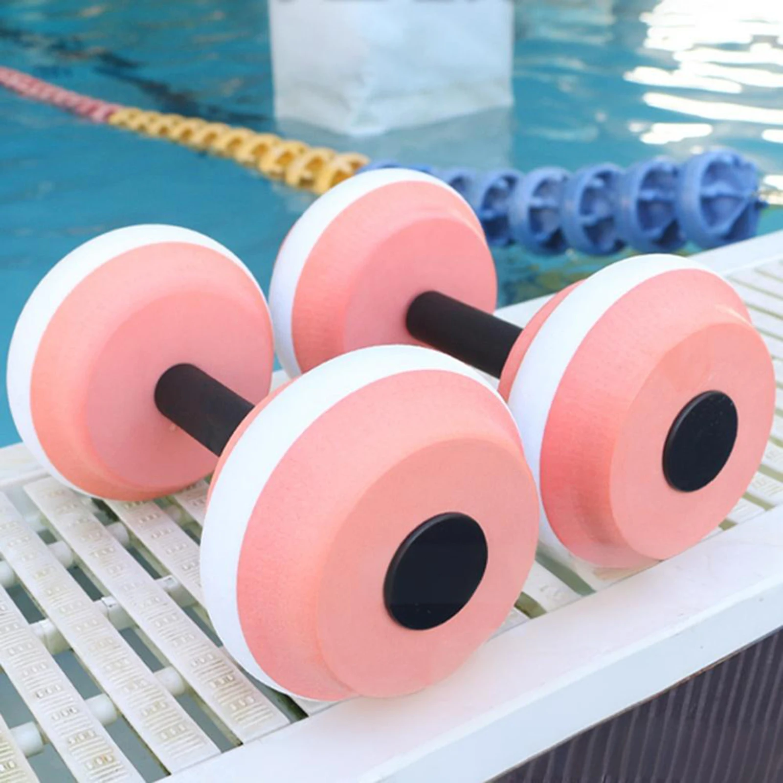 Wasser-Aerobic-Hantel – runde Schwimmer-Hantel mit Dichte für Männer und Frauen zur Gewichtsreduktion