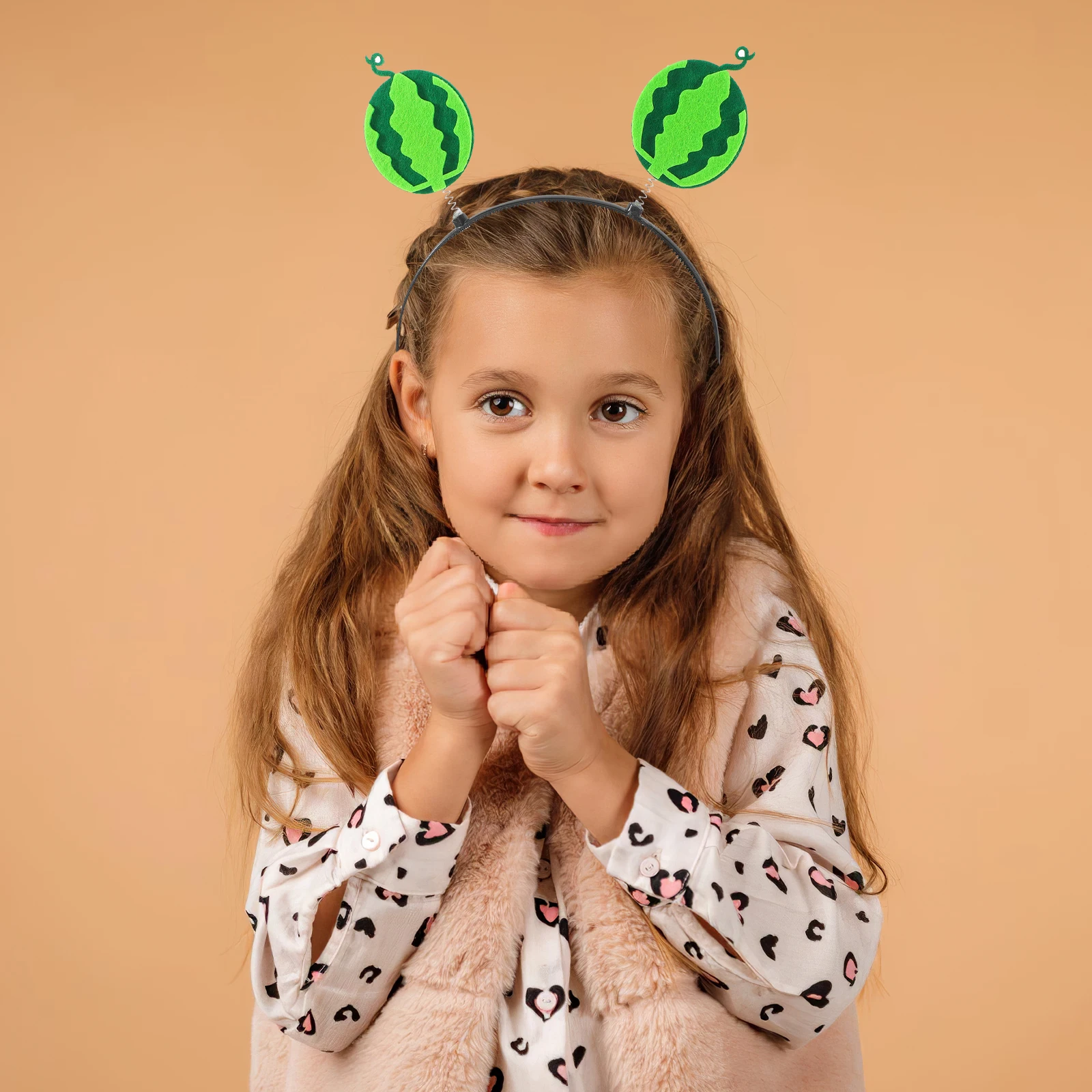 

Watermelon Headb Hair Accessories Cute Cosplay Headdress Birthday Party Photo Prop Child Carnival Artificial Fruit Hair Hoop