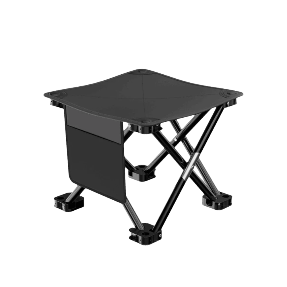 

Large Size Folding Camping Stool High Load Bearing Side Pocket Portable Stool Ultralight with Carrying Bag Outdoor Chair Picnic