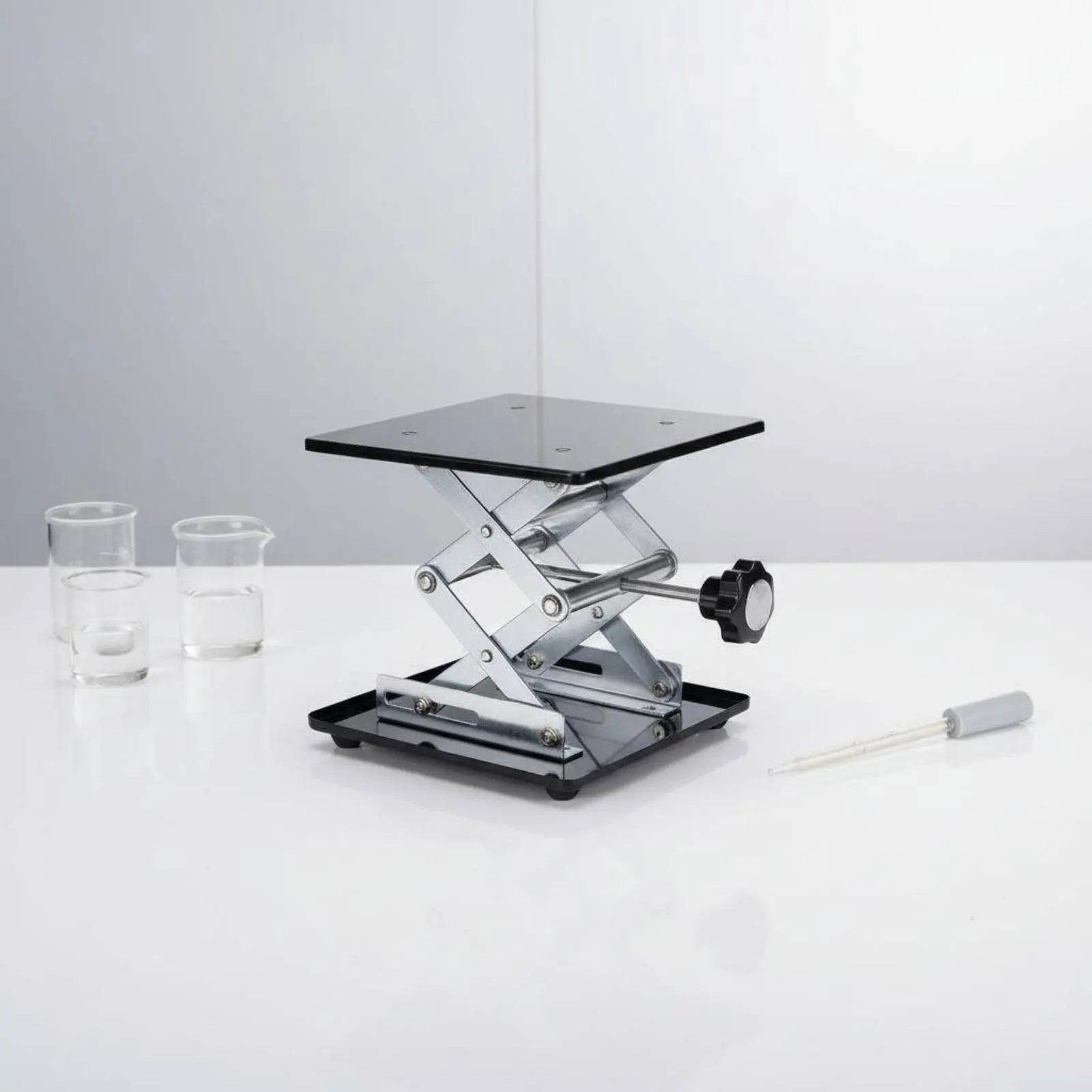 Science Lifting Stand Stable Framework Cross Elevate Stand Cross Elevate Stand Space-Saving Design Adjustable Height Stand