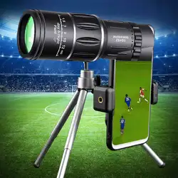 Portable Long Focal Telescope Zoom High Power Monocular Telescope for Phone Shot Bird Watching with Tripod Holder