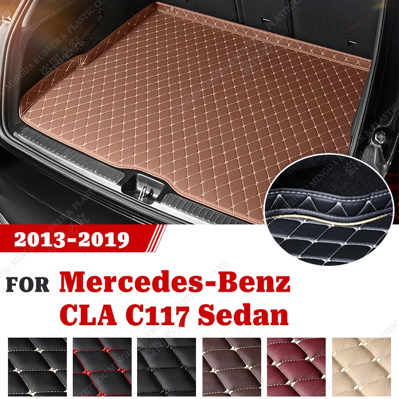 

Коврик в багажник автомобиля для Mercedes-Benz CLA Class C117 Sedan 2013 2014 2015 2016 2017 2018 2019, коврик для багажника, аксессуары для интерьера