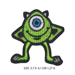 Monster patch Movies Punk Patches For Clothes Iron On Patch DIY Embroidered Applique Backpack kawaii Sticker