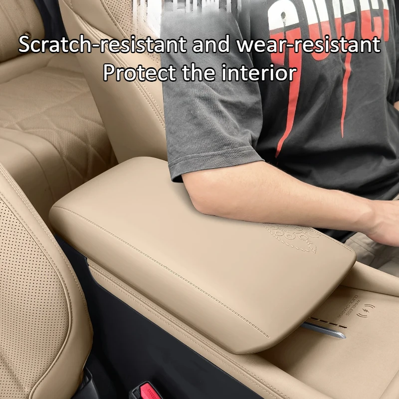 Car Center Console Armrest Box Protective Cover Silicone Pad Anti-slip Anti-scratch For Geely Monjaro Xingyue L 2025 Accessories