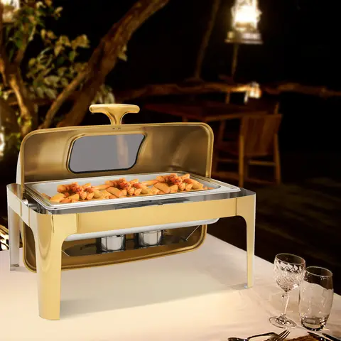 8 best sales बुफे वार्मर सेट - №2