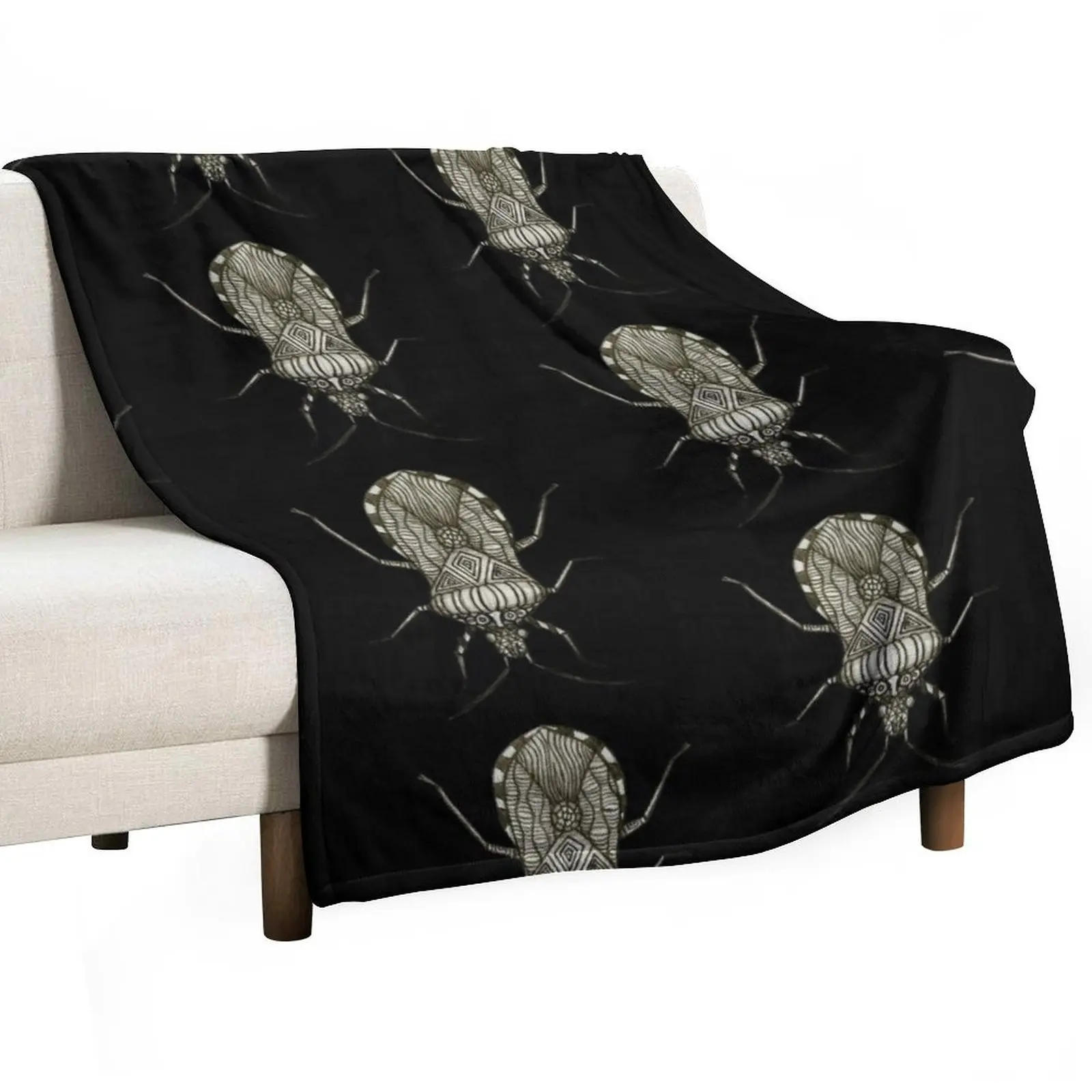 Stink Bug Throw Blanket anime Softest Multi-Purpose Blankets