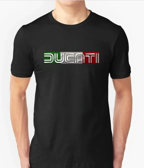 2026 T-Shirt Maglietta Tributo T-shirts Ducati Motogp Corse Box Uomo Donna High-end Luxury Style Both of Men's Clothing T Shirt