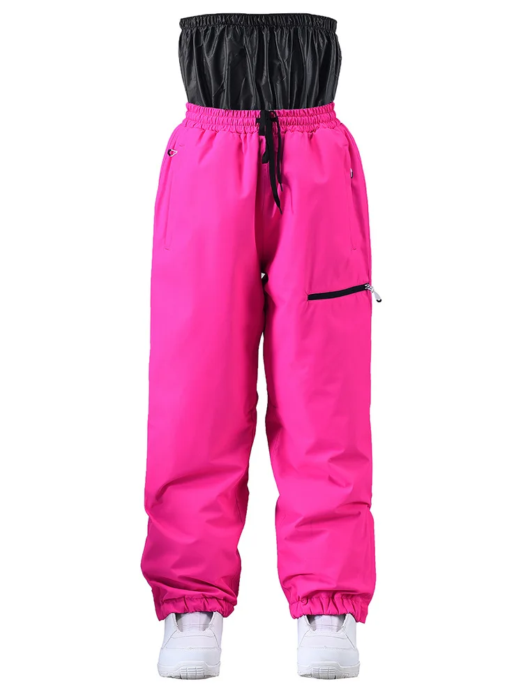 

New 2024 -30 ℃ Ski Pants Men Women Winter outdoor windproof waterproof Warm Single board double thickening lovers