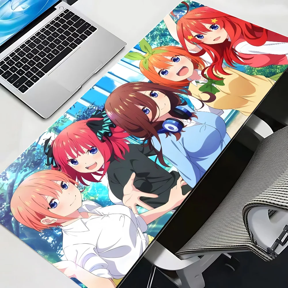 The Q-Quintessential Quintuplets Mousepad Mause Pad Mouses Rug Office Accessories Desk Mat Mousepad Keyboard Gaming Pc Mats