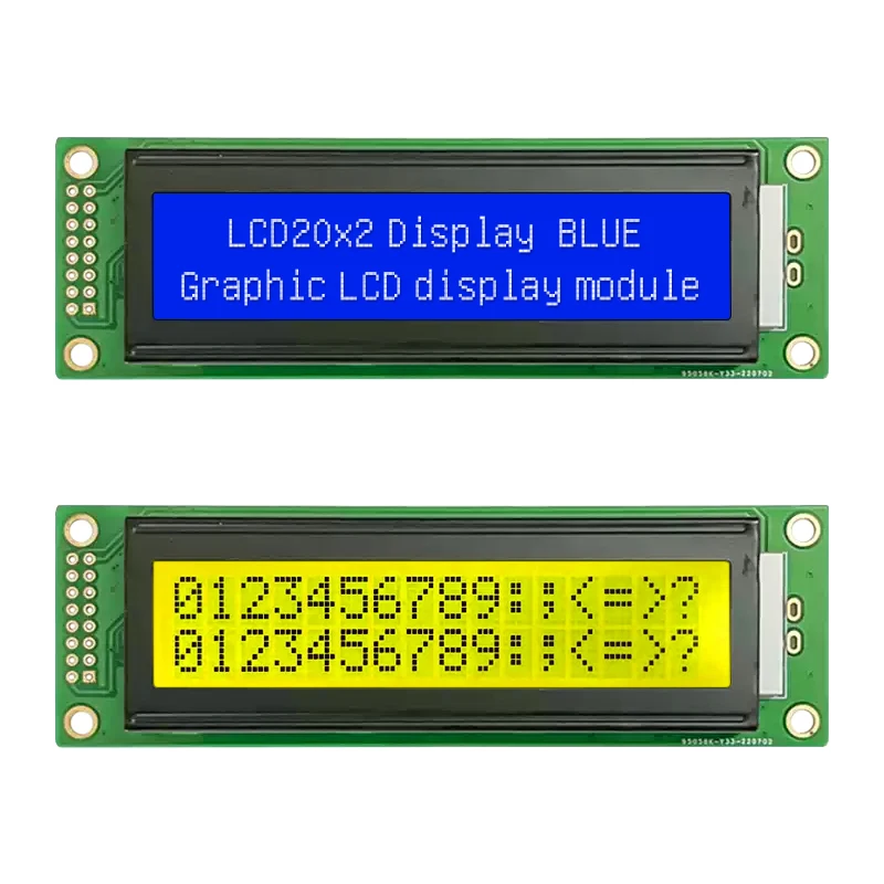 

LCD2002A Display Module Controller AIP31066, 5V 116*37mm Blue Film White Letters 20x2 Character LCD Module