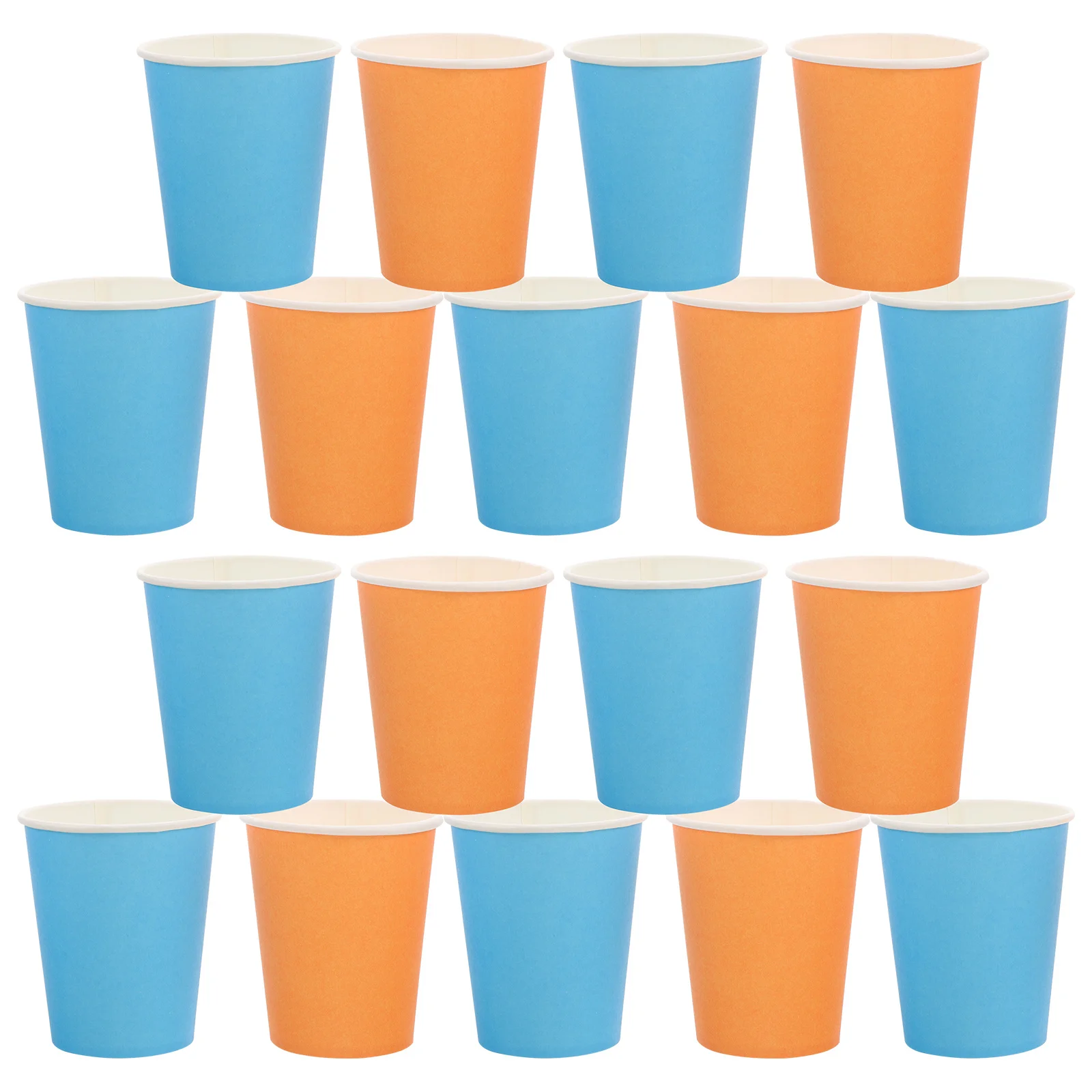 

50Pcs Assorted Color Paper Cups Heavy Duty DIY Craft Material for Kids Art Projects Creative Play Learning Tool