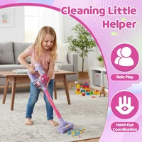 Kids Vacuum Cleaner Toy Electric Realistic Pretend Play Housekeeping Cleaning Set Educational Gift for Toddlers Boys Girls 3