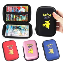 Paquete de colección de cartas Pokémon, estuche de cartas periférico de dibujos animados de gran capacidad, Pikachu Kawaii, caja de cubierta de tarjetas de Anime, juguetes para niños