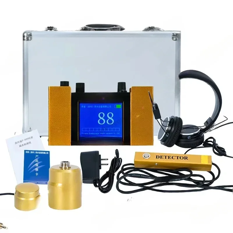 Tube Water Leakage industrial Underground Pipeline Leakage Detector F999L Electronic WaterPipe Leakage Detector for Water Pipe