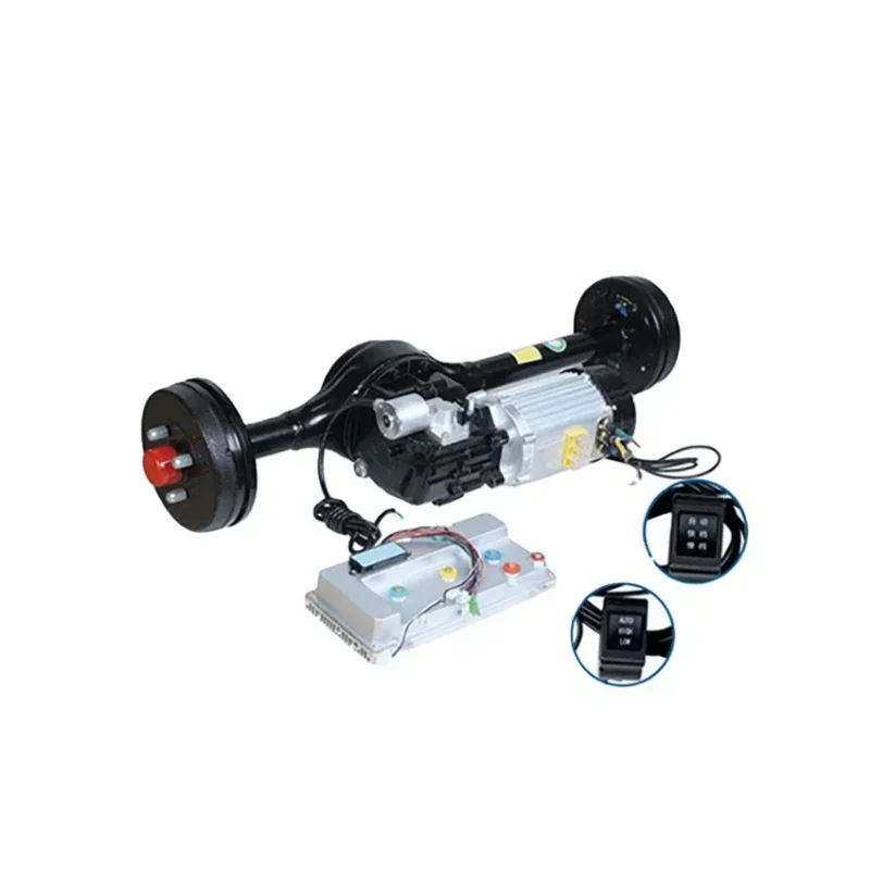 60V 2000W DC Brushless Motor for Electric Tricycle Tricycle Hub Motor with Rear Differential Axle And Controller