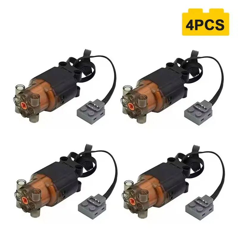 Small Particle Motor Power Group Kit Compatible Building Blocks L-Motor Enhanced Version STEM Technical DIY Bricks Set