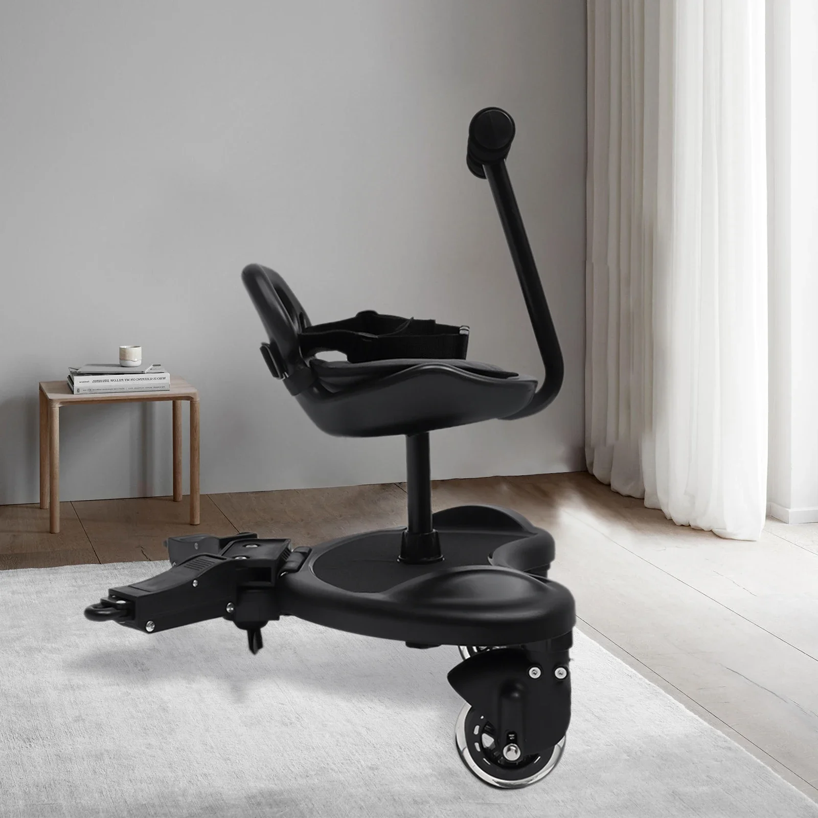 Universal 2-in-1 รถเข็นเด็ก BOARD,เด็ก Rider รถเข็นเด็กสิ่งที่แนบมาที่ถอดออกได้ที่นั่งยืน BOARD,ถือเด็กได้ถึง 44lbs