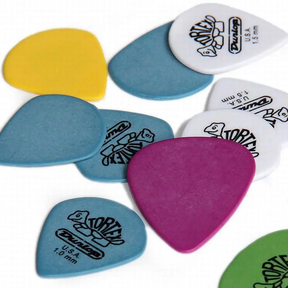 10Pcs ABS Material Multicolors 0.5mm/0.6mm/0.73mm/0.88mm/1.0mm/1.14mm Triangle Picks Guitar Accessories Music Picks Guitar Picks