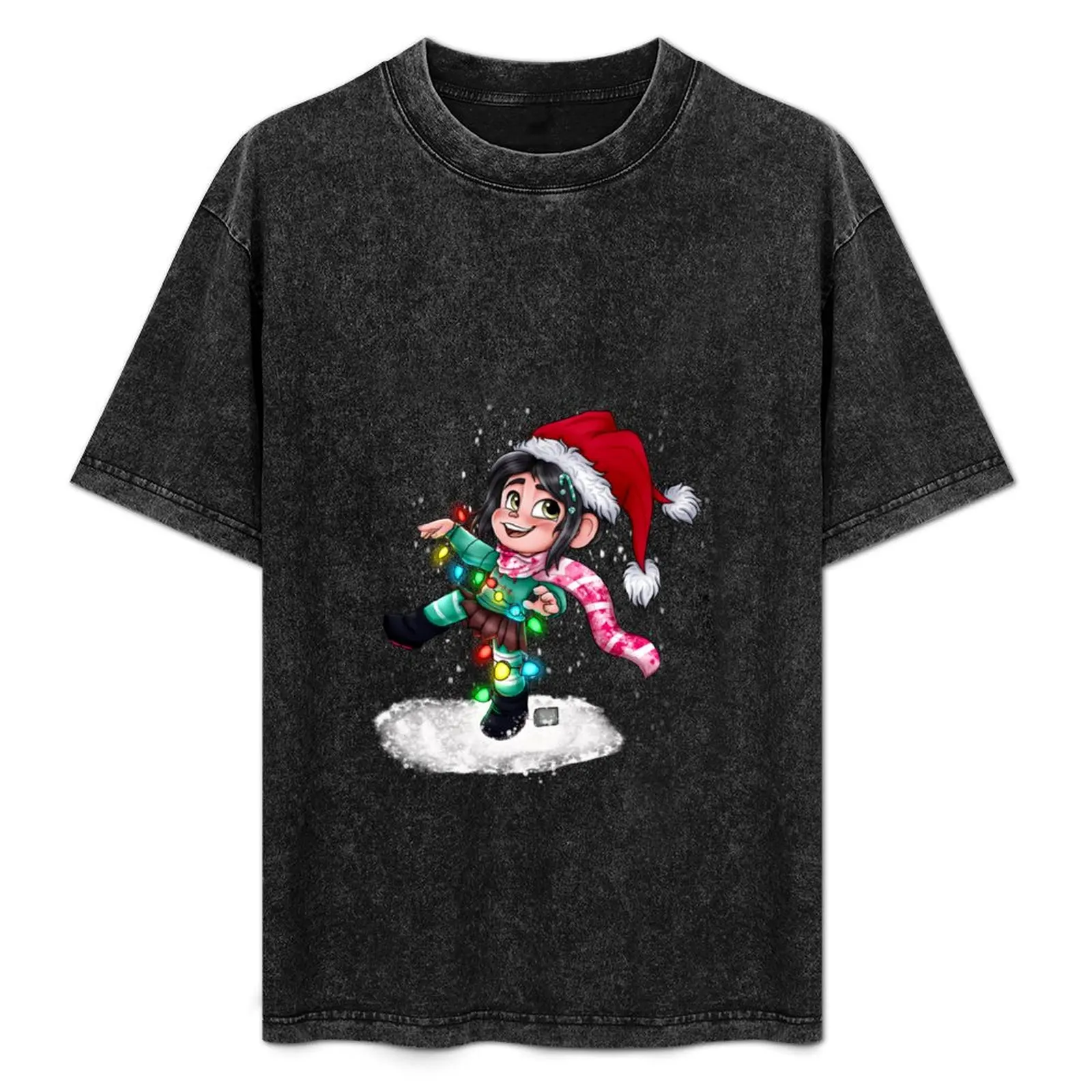 

Vanellope - Christmas Spirit T-Shirt vintage clothes Blouse basketball graphic tees plain white t shirts men