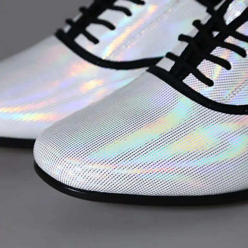 2025 Modern Dance Schuhe Männer Echtes Leder Weiche Square Dance Schuhe GB Social Walzer Tanz Schuhe Atmungsaktivität Turnschuhe Tango