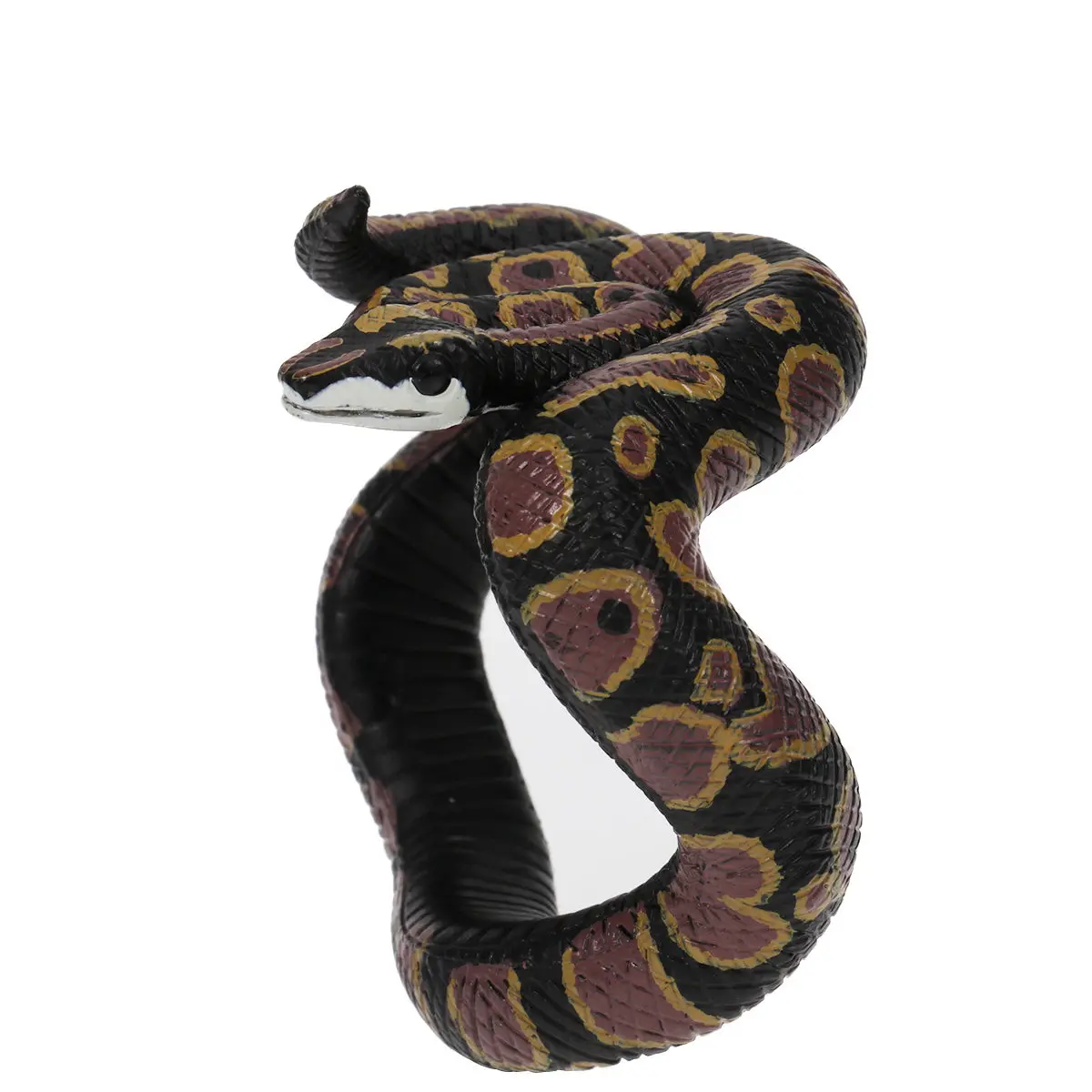 Ultra Realistic Fake Snake Bracelet Wrap Around Hand Design Lifelike Details for April Fools Day Halloween Masquerade Bird Cat