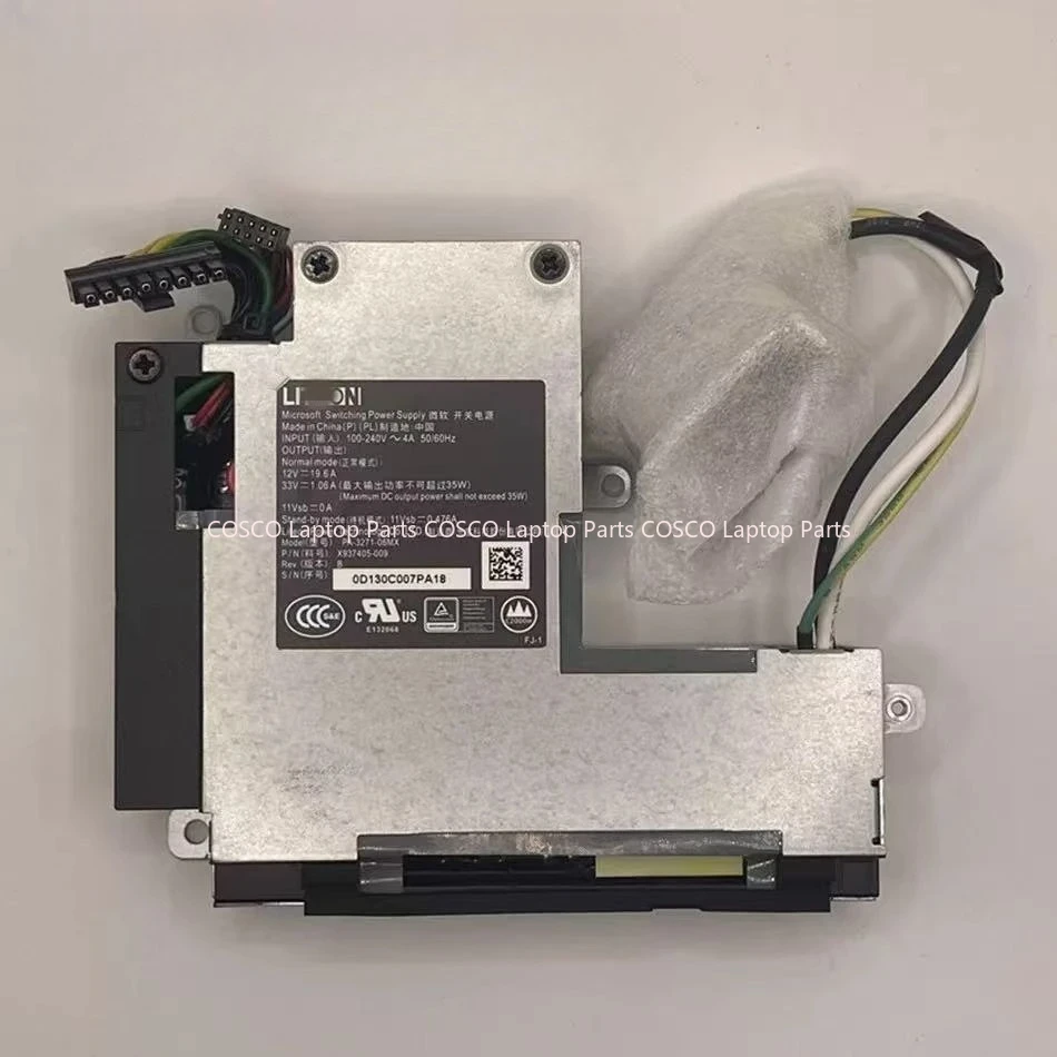 A The all-new PA-3271-06MX is suitable for the power supply of Microsoft's 28 inch Surface Studio i5 all-in-one computer