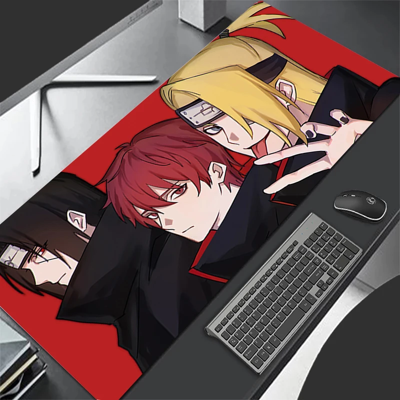 

Mouse Pad naruto akatsuki Large PC Computer Gamer Kawaii Gaming Accessories XXL 900x400 Mousepad Keyboard Desk Mat Carpet Table
