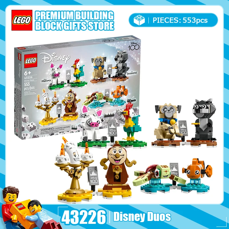 

LEGO Building Blocks Disney Series 43226 43238 43239 43243 43248 Disney Duo Princess Girl Puzzle Assembly Toy Children's Gift
