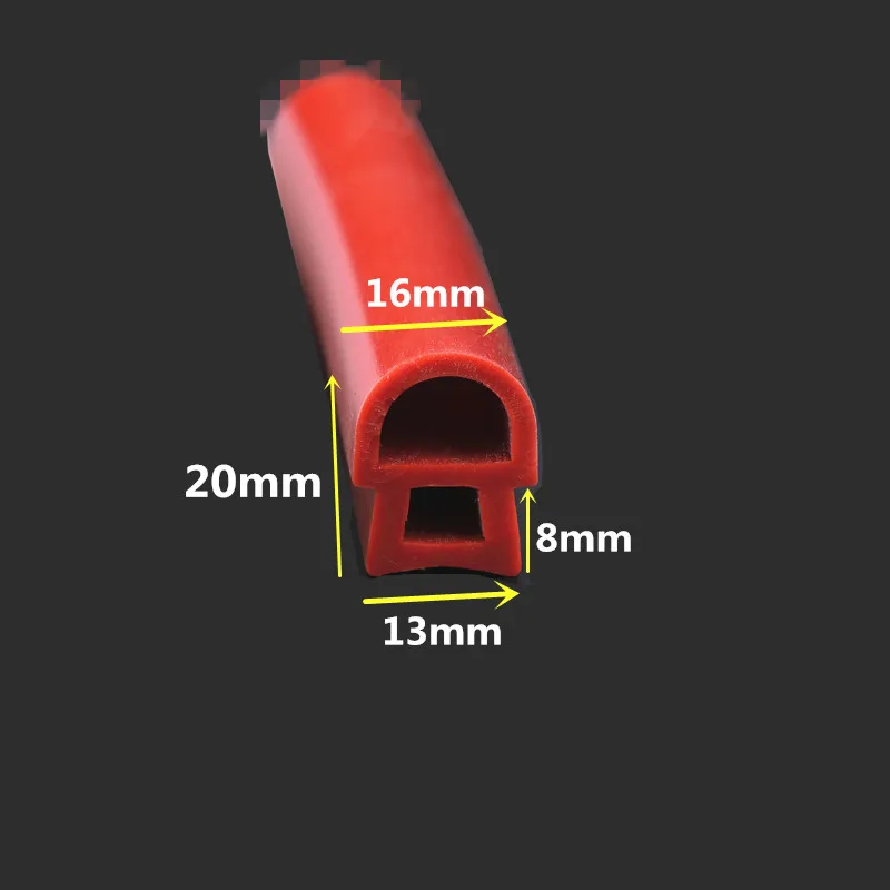 1/2/5M mushroom Head High and Low Temperature Resistant T-shaped Silicone Strip Oven Oven Door Seam Sealing Strip