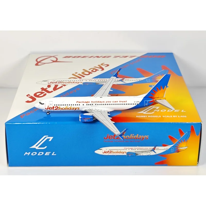 

C Model Diecast 1/400 Scale Jet2 Holiday Airlines B737-800 G-JZHU Alloy Aircraft Model Collection Decorative Ornament