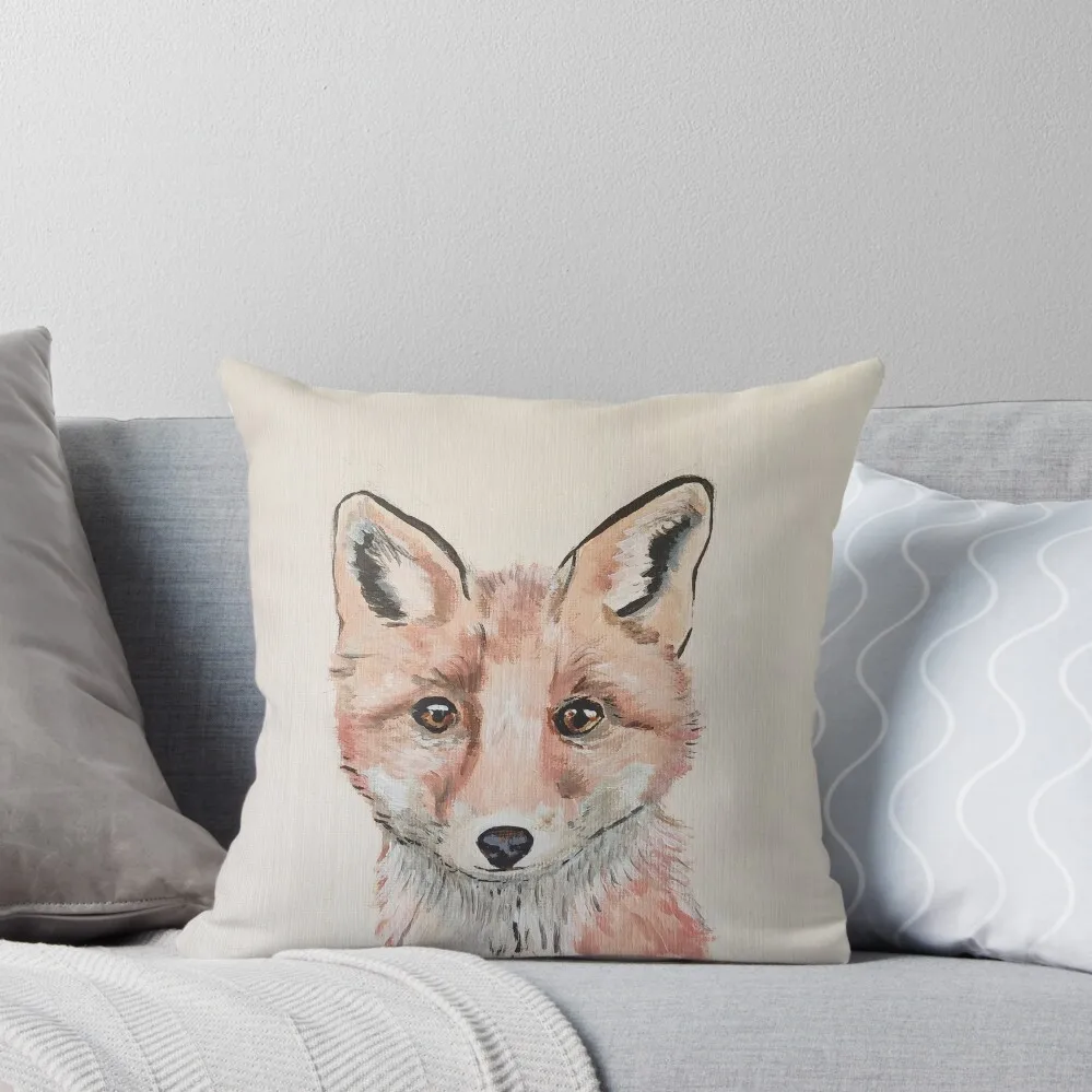 

Clever Little Fox Throw Pillow christmas pillowcases Decorative pillowcase Pillowcases pillow