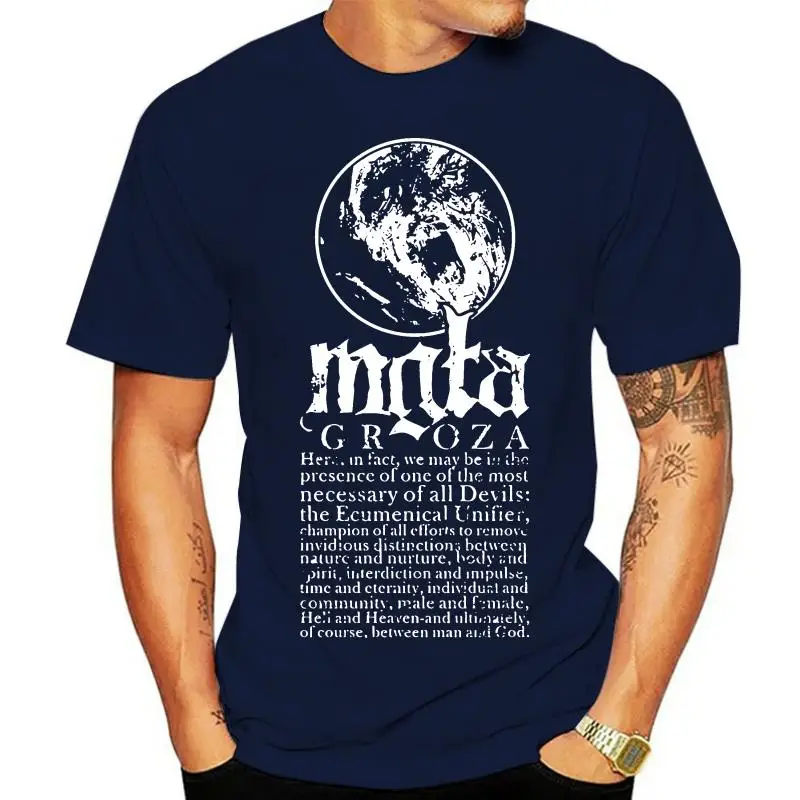 Mgla Groza T-shirt Mens and mens Cotton printing Shirt Big Size S-XXXL