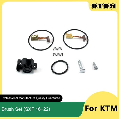 OTOM 2024 Kit de reparación de escobillas de carbón para motor de arranque de motocicleta Piezas de motor 79240001000   Para KTM SXF HUSQVARNA FC FE GASGAS ECF MCF
