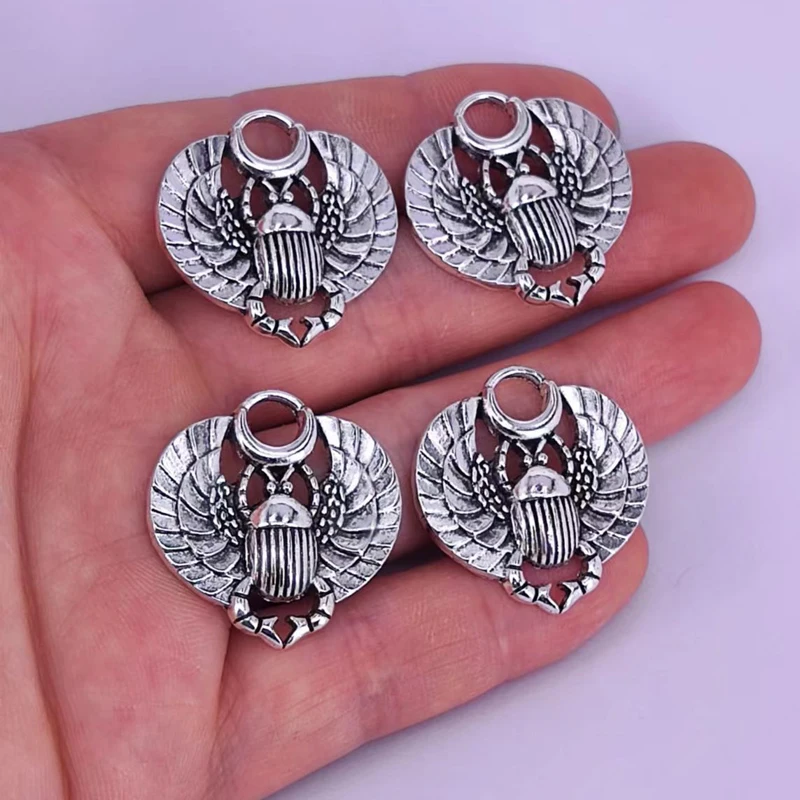 5pcs Fashion Animal Pendant charm  Scarab Jewelry DIY Components Handmade Necklace Bracelet Charms for women DIY Accessories