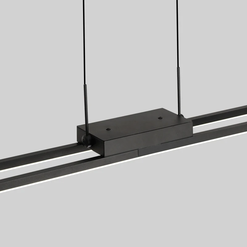 الشمال قلادة ضوء مزدوجة لومينز الثريا LED مصباح معلق لغرفة الطعام غرفة نوم غرفة المعيشة إضاءة ديكور المنزل