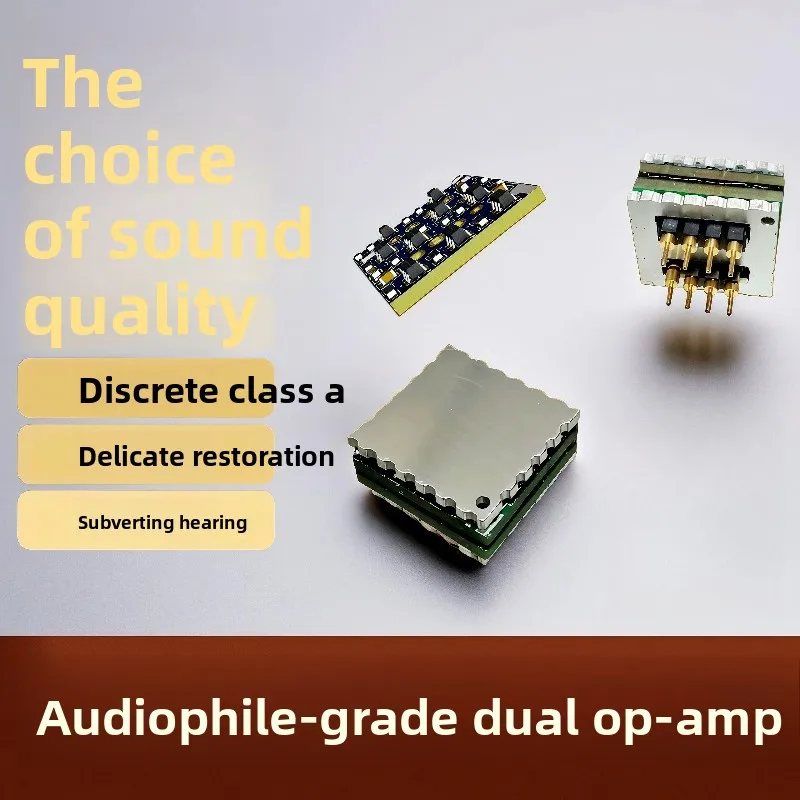 Fully discrete class a high-current, low-noise, low-distortion audio operational amplifier fever dual op amp chip module