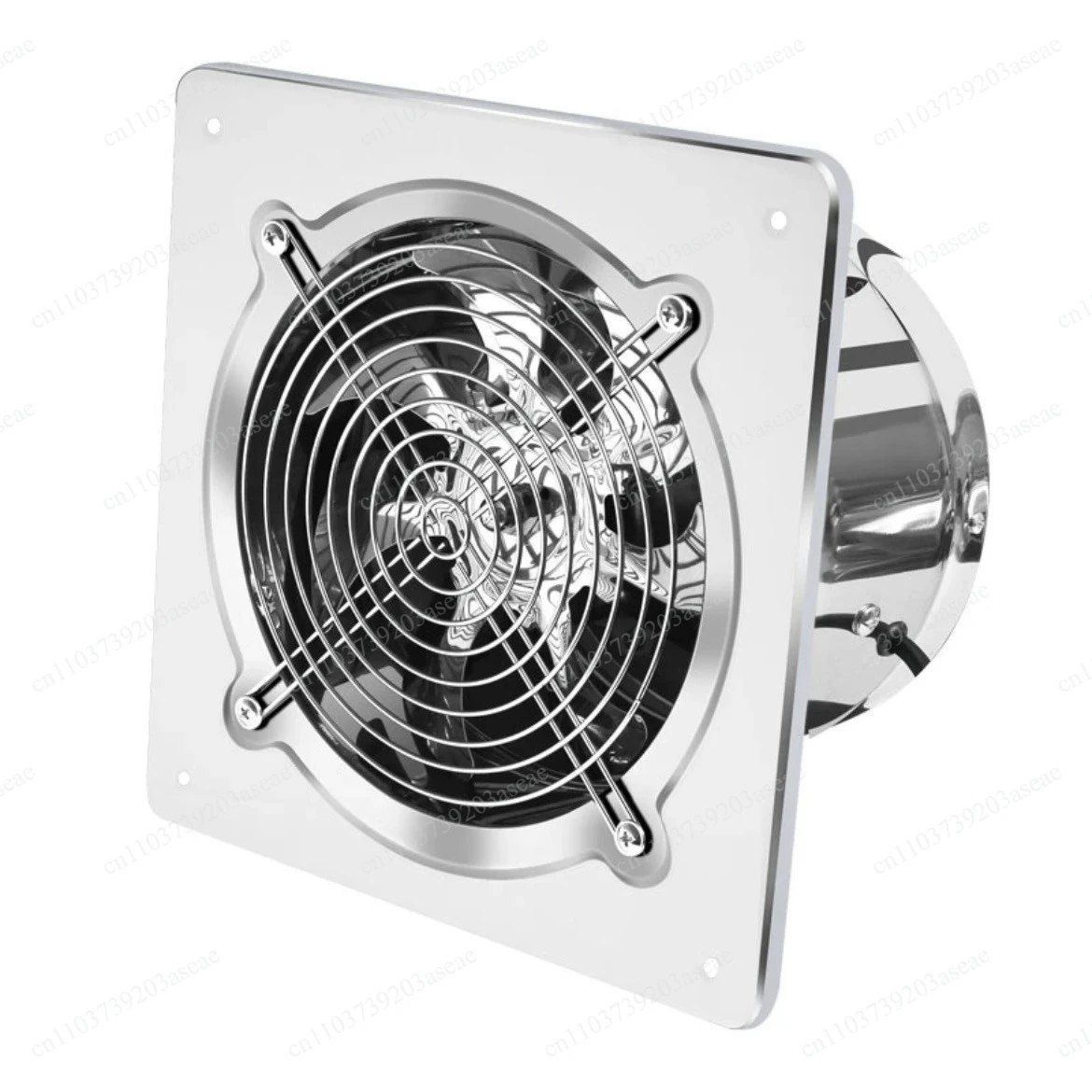 6"/7"/8" Booster Exhaust Fan | Stainless Steel Ventilation for Bathroom Kitchen Window