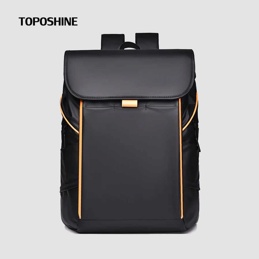 Toposhine Backpack Waterproof Fashion Business Backpacks Korean Edition Men's Outdoor Laptop Backpack Black Blue Gray 3 Colors